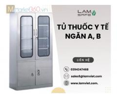 Tủ thuốc y tế ngăn A,B Lamsafe