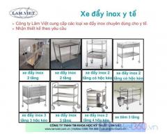 Xe Đẩy Y Tế Inox Lâm Việt