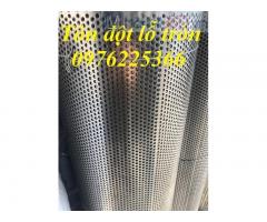 Tôn đột lỗ tròn, lưới inox đột lỗ tròn