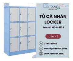 Tủ locker cho nhân viên tích hợp khóa thông minh