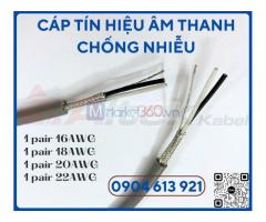 Dây tín hiệu âm thanh xoắn chống nhiễu 18AWG 1 pair Altek Kabel