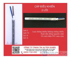 Cáp điều khiển 2x1.5, 2x1.0 Đà Nẵng, Hà Nội, Sài Gòn