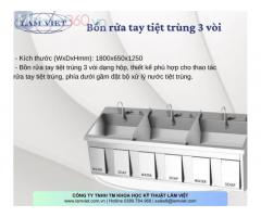 Bồn Rửa Tay Tiệt Trùng Y Tế Lâm Việt