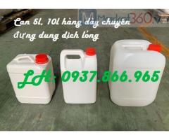 Can nhựa 5l, can nhựa đựng hoá chất các loại, can nhựa công nghiệp