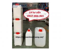 Can nhựa 5l, can nhựa đựng hoá chất các loại, can nhựa công nghiệp