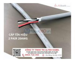 Tổng kho cáp tín hiệu 20awg 2 pair Altek Kabel