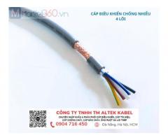 Cáp tín hiệu chống nhiễu 4x0.5, 4x0.75 Altek Kabel