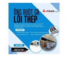 Ống ruột gà lõi thép bọc nhựa phi 25