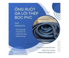 Ống ruột gà lõi thép bọc nhựa phi 25