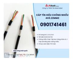 Dây cáp tín hiệu chống nhiễu 4x0.22mm2 Đà Nẵng, Hà Nội, HCM