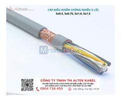 Cáp báo cháy, âm thanh 5x1.0, 5x1.5 Altek Đà Nẵng, Hà Nội, Hồ Chí Minh