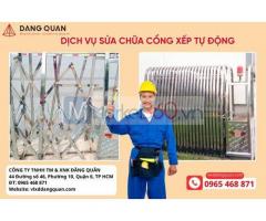 Dịch vụ sửa chữa cổng xếp inox Bình Dương