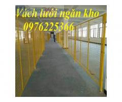 Khung lưới thép ngăn kho, vách lưới ngăn kho