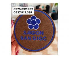 Nơi sản xuất, cung cấp lót ly vải nỉ, lót ly giấy, lót ly nhựa PVC theo yêu cầu