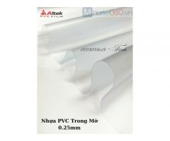 Nơi bán bạt nhựa pvc trong mờ may balo, trang trí