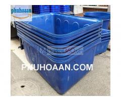 Thùng Nhựa Chữ Nhật Dung Tích Lớn 500 Lít