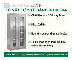 Tủ vật tư y tế bằng inox 304 Lamsafe