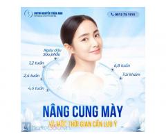 Những lưu ý sau khi PTTM nâng cung chân mày