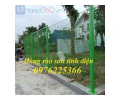 Hàng rào sơn tĩnh điện D4a50x200