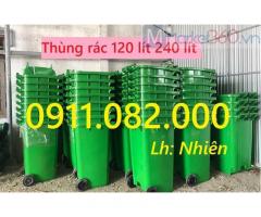 Cung cấp Thùng ủ rác, thùng đựng rác giá rẻ, thùng rác 120l 240l dầy chất lượng-