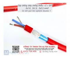 Day cấp nguốn tín hiệu chống cháy chống nhiễu 2x1.0 Altek Kabel