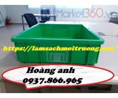 Thùng nhựa đặc, khay cơ khí, khay nhựa bít, thùng đặc B9, khay đựng linh phụ kiện