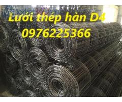 Lưới thép hàn phi 4 ô 100x100, 150x150, 200x200 hàn đen