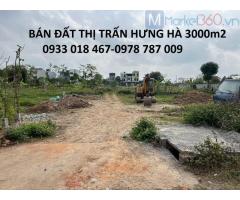 Đất thị trấn hưng hà, thái bình 3000m2