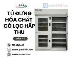 Tủ hóa chất có lọc hấp thu Lamsafe