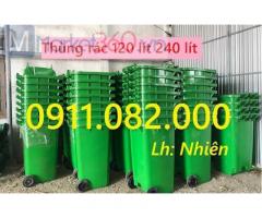 Cung cấp Thùng ủ rác giá rẻ tại tiền giang, thùng rác 120l 240l dầy chất lượng-