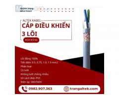 Cáp điều khiển 3 lõi, cáp truyền tín hiệu 3 lõi Altek Kabel