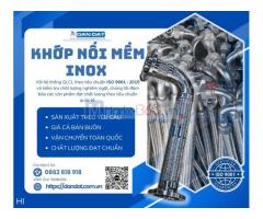 Khớp Nối Mềm Inox 2 Đầu Cong, Khớp nối mềm chống rung inox, Khớp nối mềm inox công nghiệp