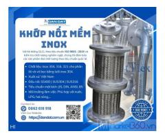 Khớp Nối Mềm Inox 2 Đầu Cong, Khớp nối mềm chống rung inox, Khớp nối mềm inox công nghiệp