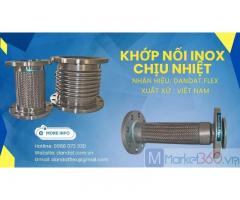 Khớp nối mềm nối bích chịu nhiệt, khớp nối mềm kim loại, khớp nối mềm cho hệ LPG, khớp nối mềm nối ren công nghiệp