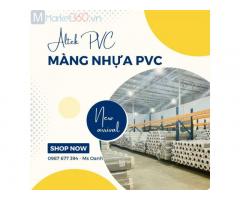 Màng nhựa pvc trong suốt không phun bột 0.15mm