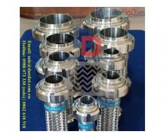 Ống nối mềm inox nối ren, ống kim loại mềm, ống mềm inox dùng trong công nghiệp, khớp nối công nghiệp