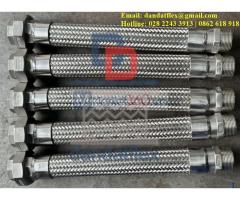 Ống nối mềm inox nối ren, ống kim loại mềm, ống mềm inox dùng trong công nghiệp, khớp nối công nghiệp