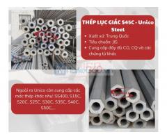 Thép ống lục giác S45C - Unico Steel