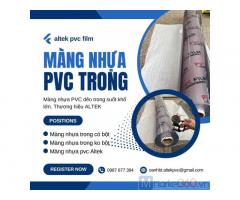 Màng nhựa pvc trong suốt không phun bột 1.5mm