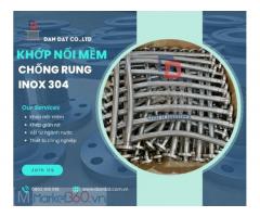 Khớp nối mềm nối bích chịu nhiệt, khớp nối kim loại chống rung, khớp nối mềm inox dẫn xăng dầu, khớp nối mềm công nghiệp