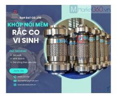 Khớp nối mềm nối bích chịu nhiệt, khớp nối kim loại chống rung, khớp nối mềm inox dẫn xăng dầu, khớp nối mềm công nghiệp