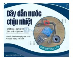 Ống mềm cấp nước nóng lạnh, dây dẫn nước inox, ống mềm cấp nước thép không gỉ, dây mềm inox dẫn nước vòi chậu