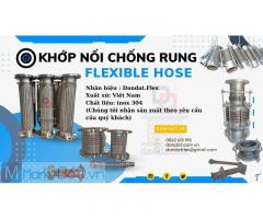 Khớp nối mềm inox chống rung, khớp nối chống rung inox nối bích, khớp nối chống rung máy bơm, khớp nối mềm cho máy phát điện