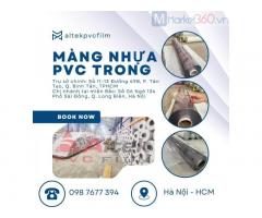 Màng nhựa pvc trong suốt khổ lớn 0.8mm