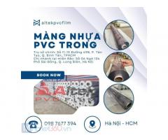 Màng nhựa pvc trong suốt khổ lớn 0.8mm