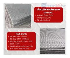 Tấm gân nhám inox 316/316L - Unico Steel