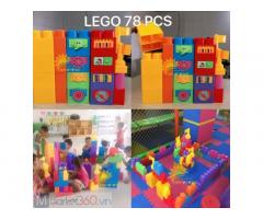 Đồ chơi lắp ghép lego 78 chi tiết lớn cho trẻ em mầm non