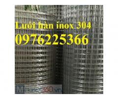 Lưới hàn inox 304 sợi 1.5ly ô 25x25