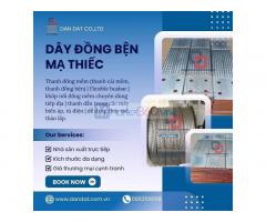 Thanh nối đồng mềm mạ thiếc dùng làm tiếp địa, Flexible Busbar, Dây đồng mềm tủ điện