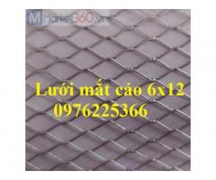 Lưới thép trát tường mắt cáo 6x12